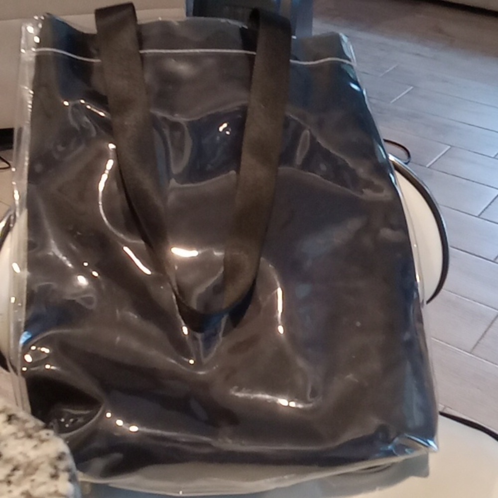 Rampage Black and White Tote Bag - Picture 2 of 3